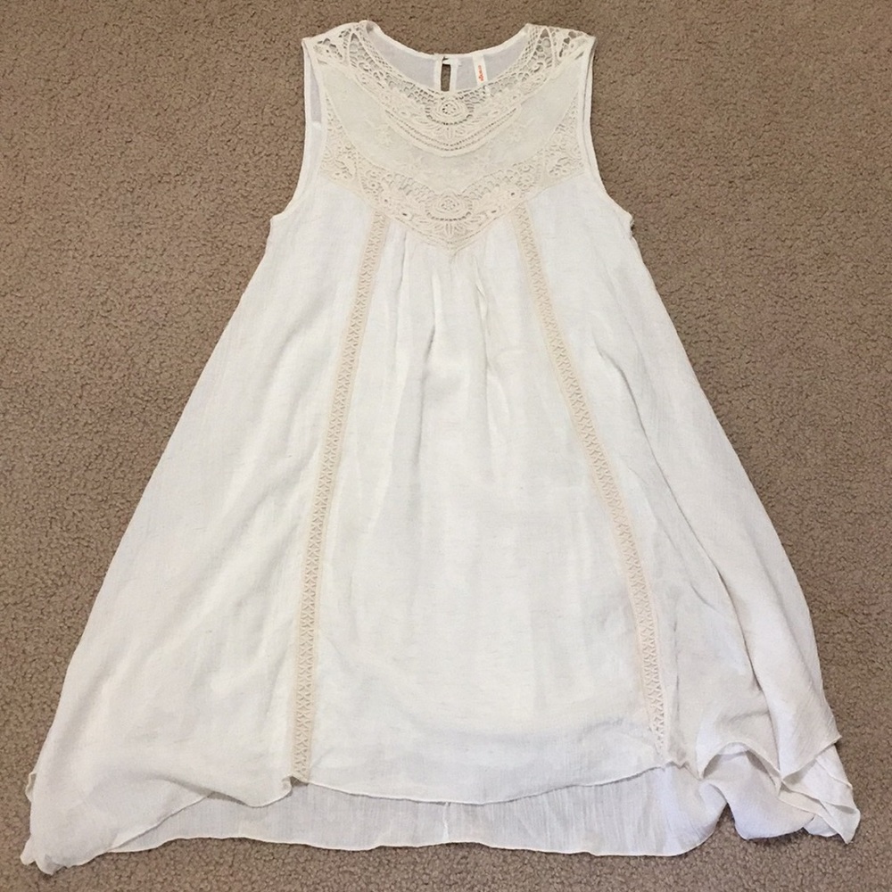 Cream and Lace Dress